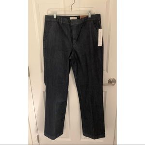 ✨NWT✨ Coldwater Creek Natural Fit Bootcut Dark Wash Jean Trousers in Size 12
